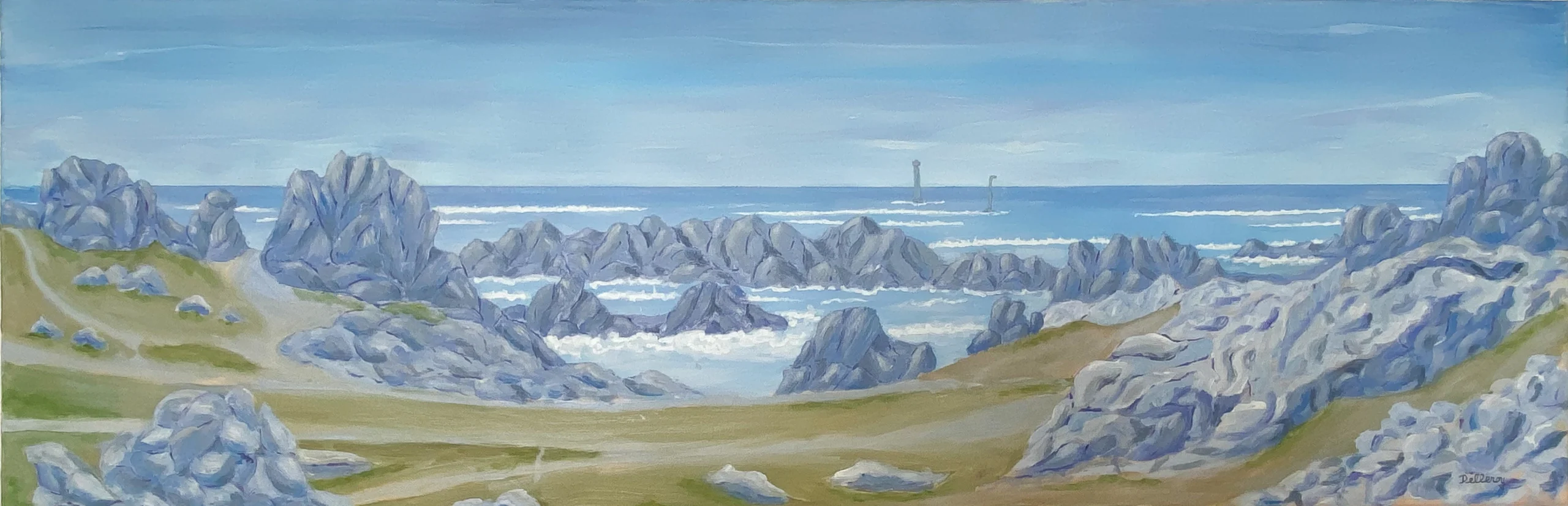 OUESSANT - Le Chemin Côtier OUESSANT - Le Chemin Côtier (h40 x 120)