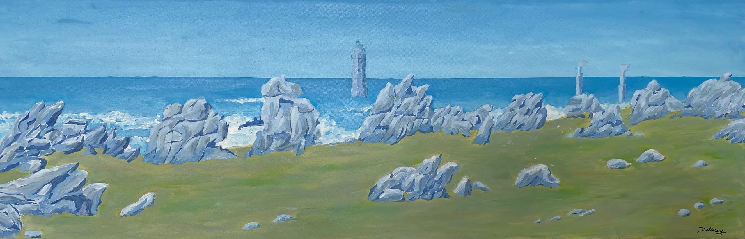 OUESSANT - Le Phare de Nividic OUESSANT - Le Phare de Nividic (h40 x 120)