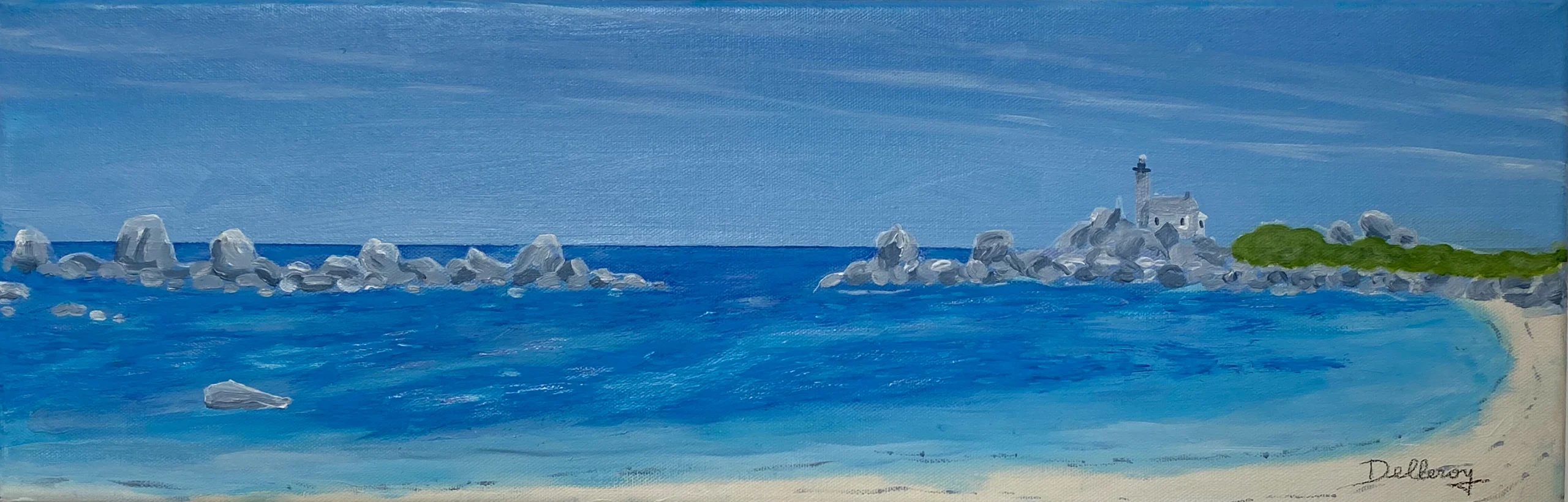 BRIGNOGAN - La Plage et le Phare BRIGNOGAN - La Plage et le Phare (h19 x 60)