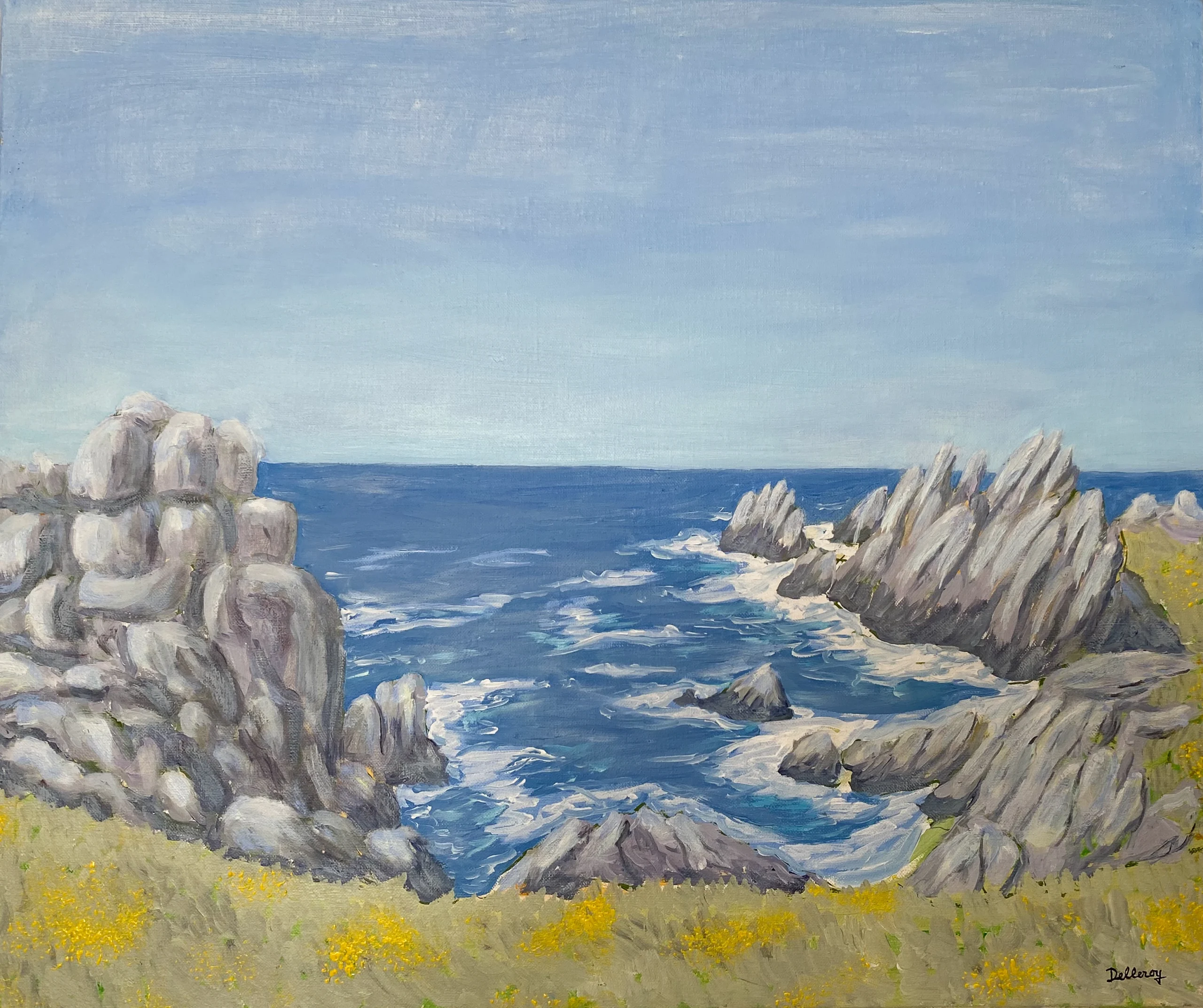 OUESSANT - La Crique OUESSANT - La Crique (h54 x 65)