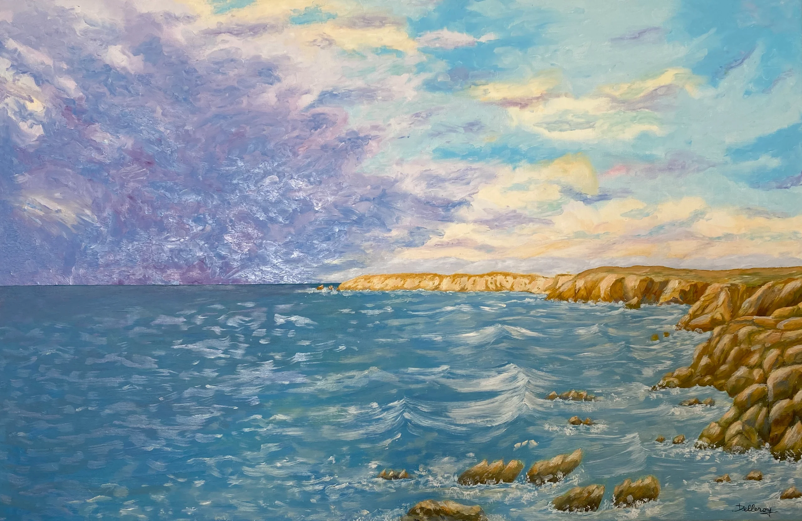 QUIBERON - Gros Nuage sur la Pointe QUIBERON - Gros Nuage sur la Pointe (h65 x 100)