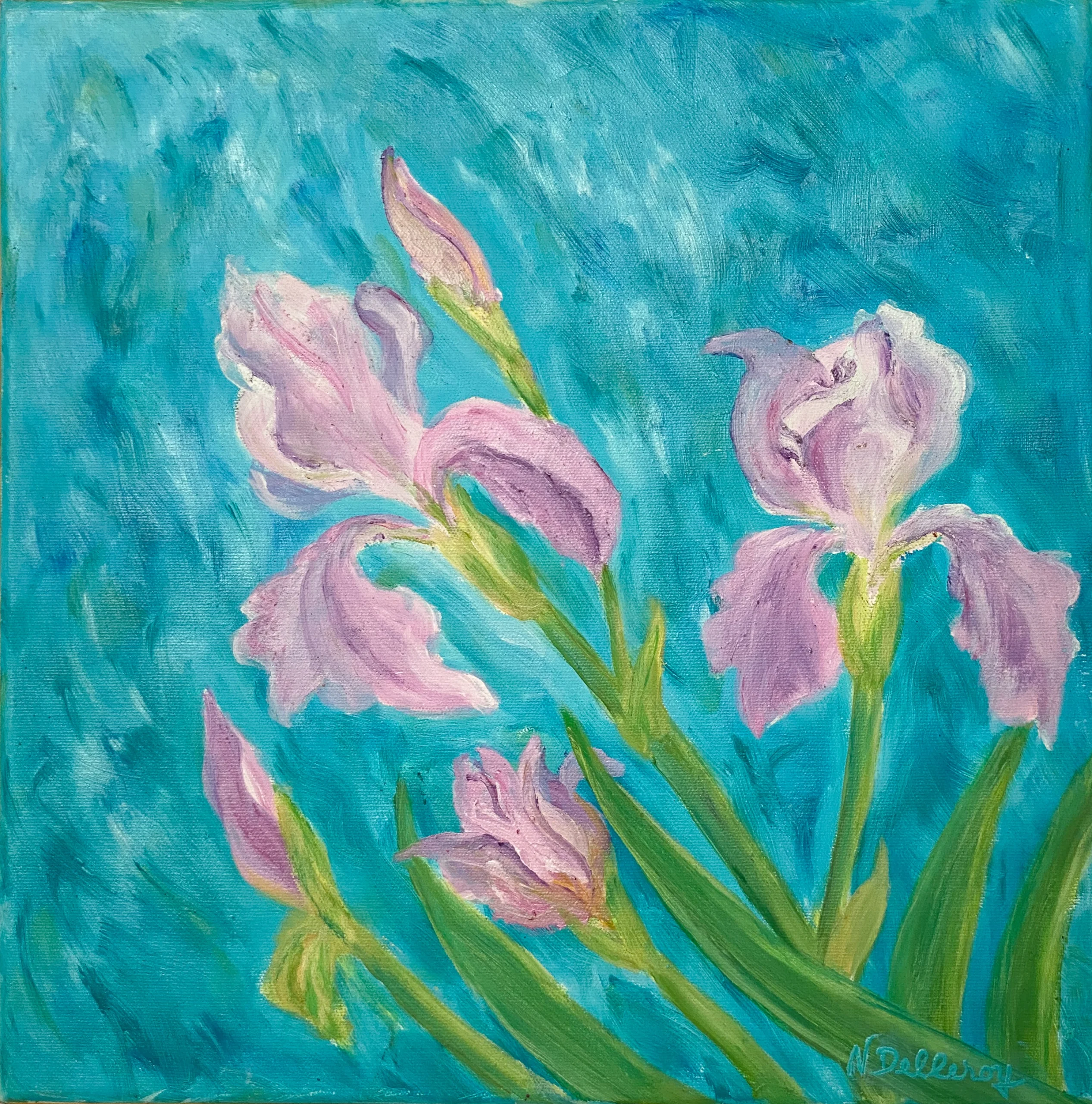 Iris Parme Iris Parme (h40 x 40)