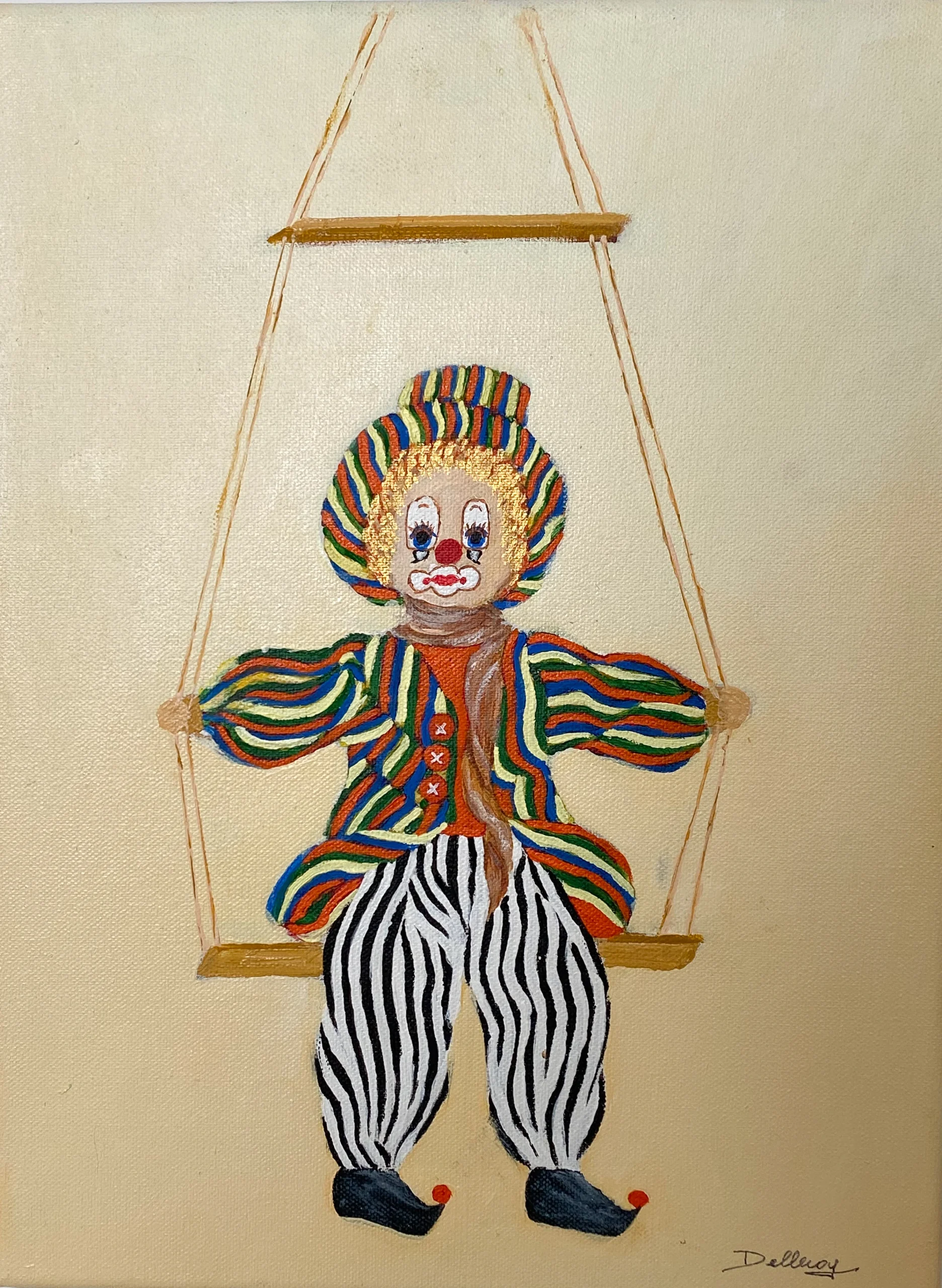 Le Clown Triste à la Balançoire Le Clown Triste à la Balançoire (h30 x 25)