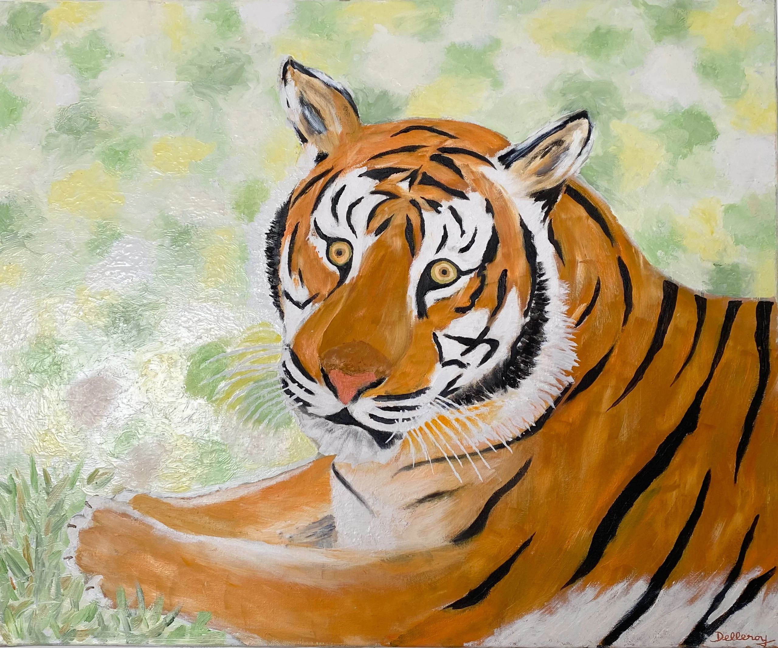 Radja - Mon tigre Paisible Radja - Mon Tigre Paisible (h60 x 73)